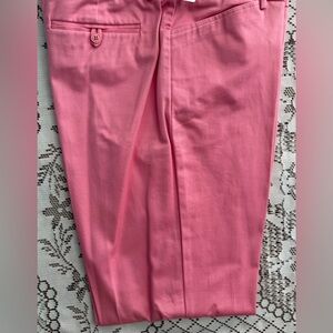 New York & Company Pink Straight Leg Pants